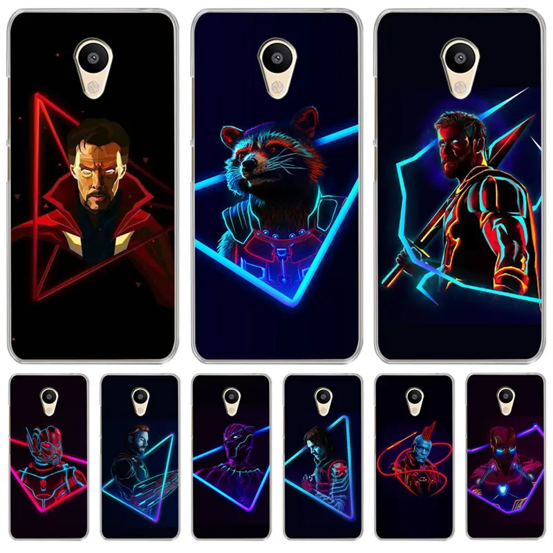 Роскошный чехол Marvel для Meizu M3S M5 M5S M5C M6 M3 M5 M6 Note U10 U20, силиконовый чехол, Capinha Etui, Железный человек, Тор, герой, Rocke