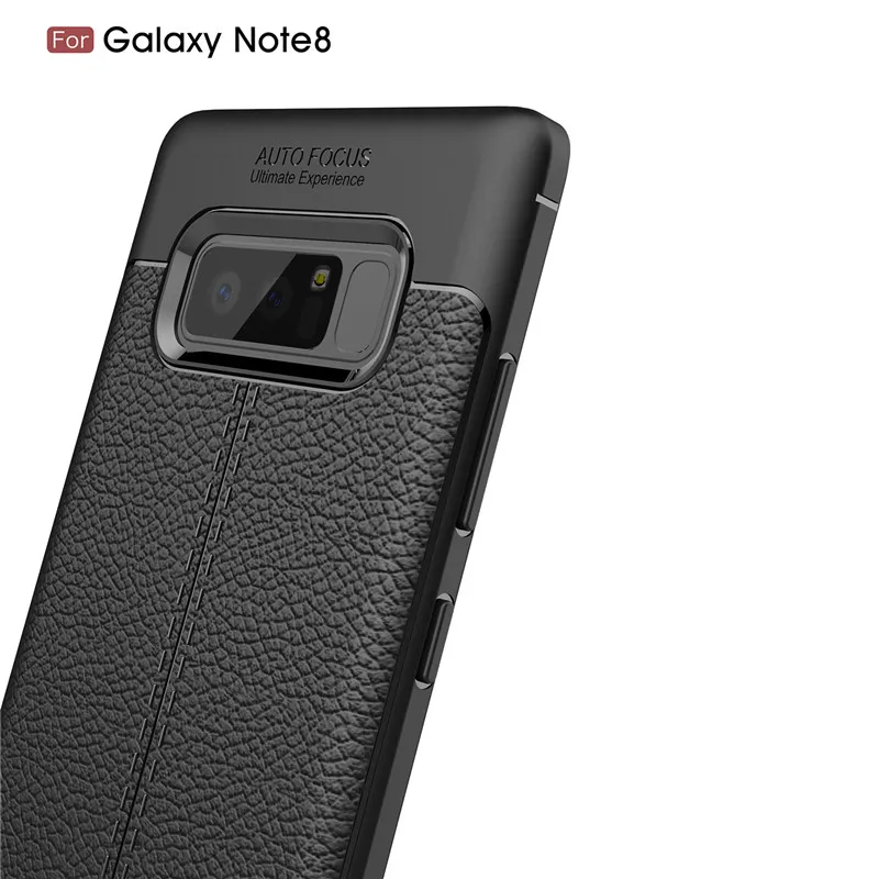 LIEVE Amor Case For Samsung Gaxaly Note 8 N950 Litchi skin texture Cover Leather Soft TPU | Мобильные телефоны и
