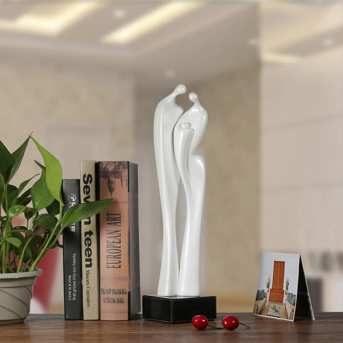 Статуэтка Tooarts для влюбленных из смолы статуэтка внутреннего декора абстрактная