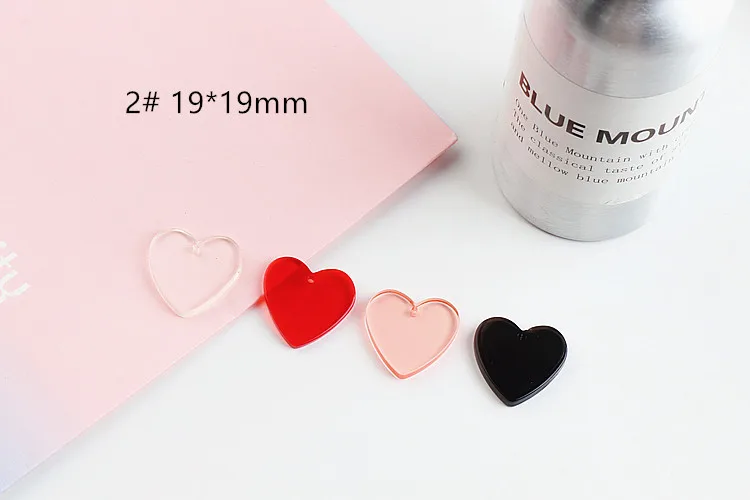 DIY handmade jewelry accessories Japan original night wind love heart pierced earrings pendant Pendant materials | Украшения и