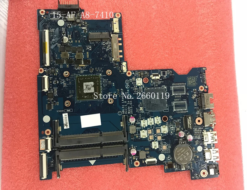 Материнская плата для ноутбука 15 AF A8 7410 2 GHz CPU 813970 601 501 001 полностью