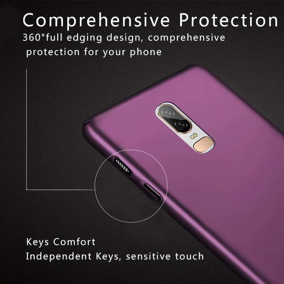 Для oneplus 6 Чехол для Coque бампер 128 ГБ Защитная жесткая матовая задняя крышка