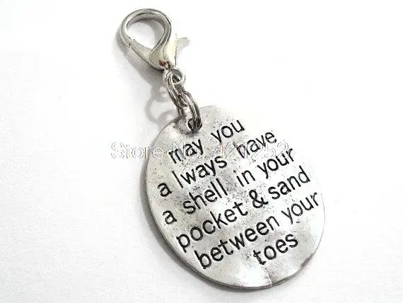 12 шт. пляжный брелок ракушки и Песочная молния Очаровательная пляжная сумка