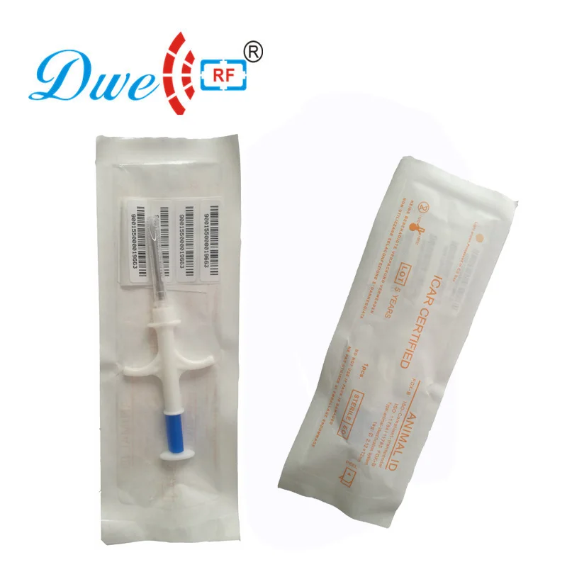 DWE CC RF ISO стандарт 11784/11785 Био стеклянный микрочип для уникальной идентификации