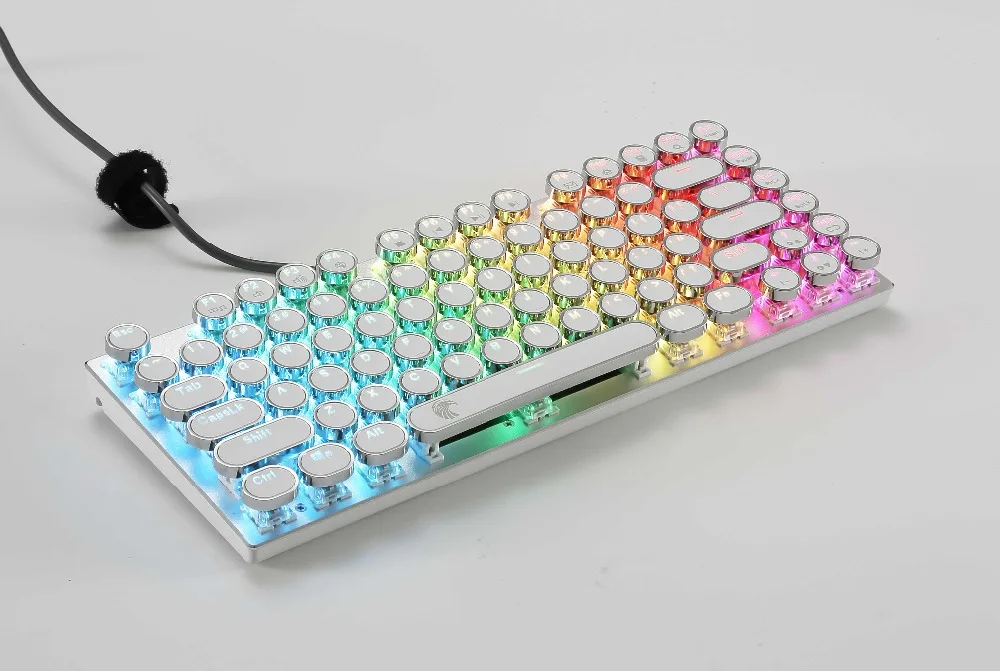 Механическая клавиатура в стиле стимпанк с покрытием компактная игровая RGB
