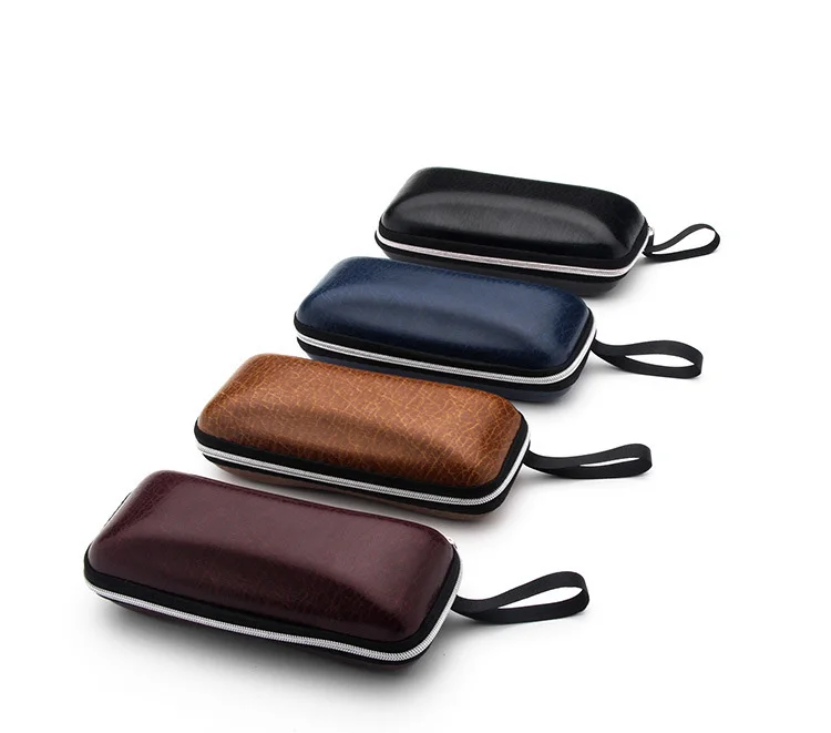 Новинка 2016 лидер продаж чехол для солнцезащитных очков из ПУ волокна на молнии