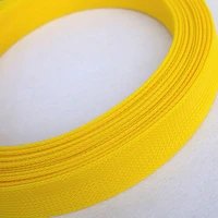 1 30meters cable sleeves yellow snakeskin mesh wire protecting nylon tight pet expandable insulation sheathing braided sleeves
