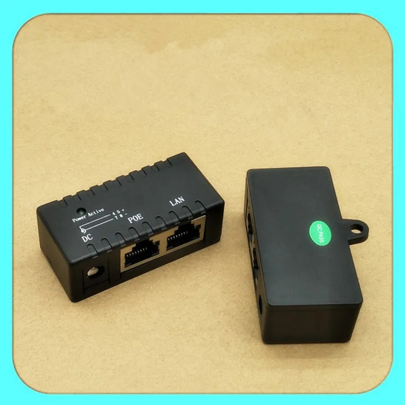 10/100 Мбит/с RJ45 POE инжектор Мощность сплиттер настенные подвесной переходник