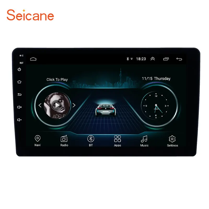 Автомагнитола Seicane 9 дюймов Android 8 1 с поддержкой камеры заднего
