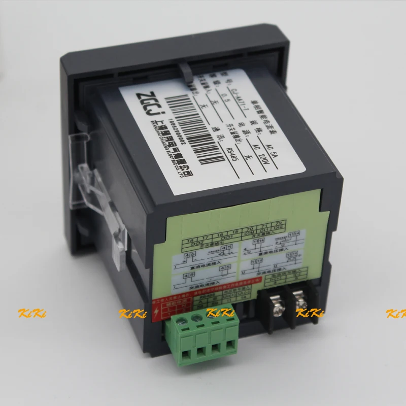 Черный 80*80 мм 0 5A amperemeter цифровой Интеллектуальный AC Ампер метр с RS485 связь Modbus RTU