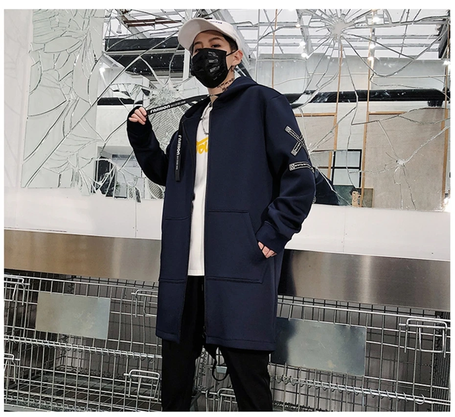Тренч, мужской модный принт, весна, Harajuku, ветровка, пальто, мужская повседневная верхняя одежда, хип-хоп Уличная одежда, пальто