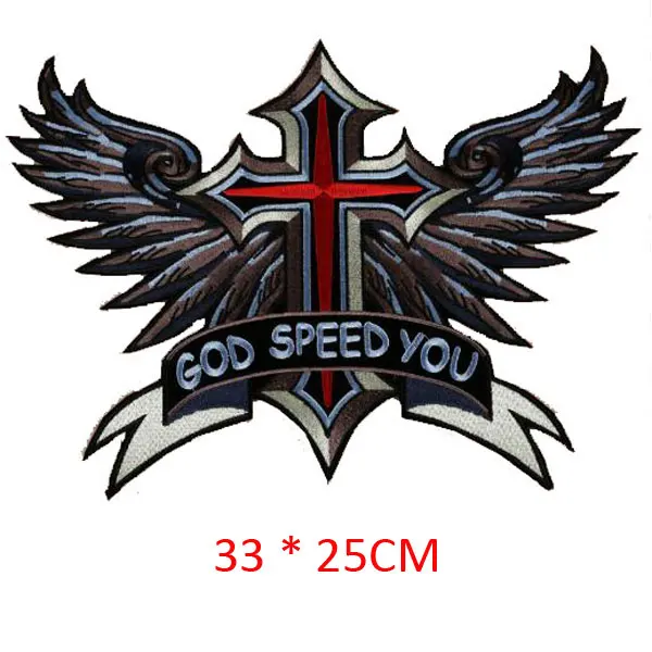 Большие термоклейкие нашивки для одежды американские классические большие