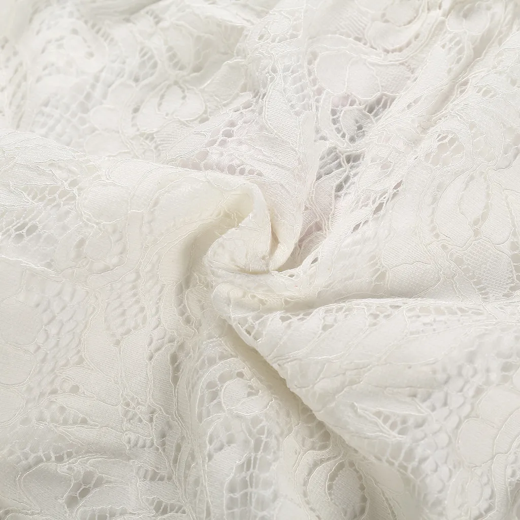 Одежда для маленьких девочек кружевной комбинезон с открытыми плечами и рюшами