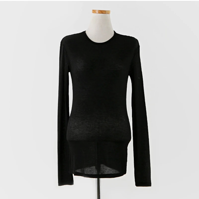 Shintimes Poleras De Mujer Moda тонкая Сексуальная футболка с длинным рукавом женская футболка Camiseta Feminina футболка Femme