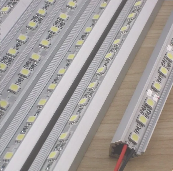 

Aluminum warm white pure white SMD5050 led hard led bar light DC12V 36LEDs/0.5M 10pcs/lot