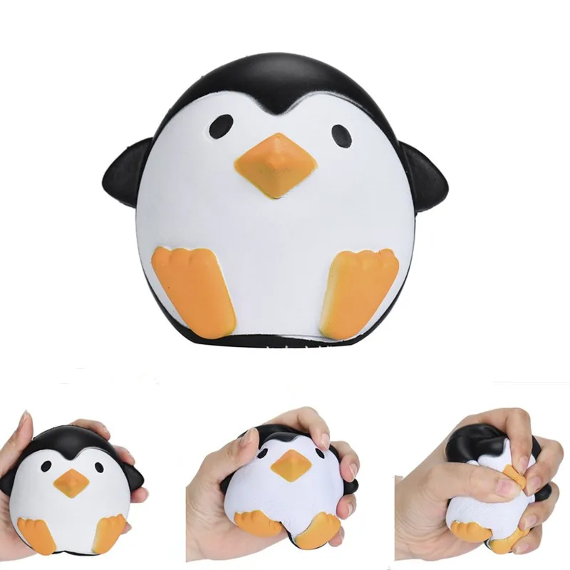 

ZUCZUG Jumbo Squishy Penguin Kawaii Cute Animal Slow Rising Sweet Scented Vent Charms Bread Cake Kid Toy Doll Gift Fun