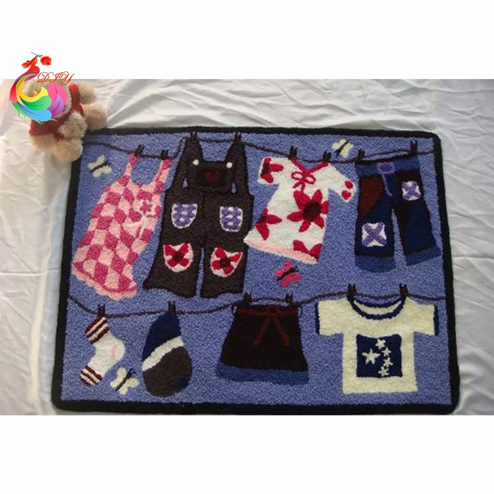 Домашний декор наборы для вышивки нитка защелка крючок ковер мультяшных ковров и