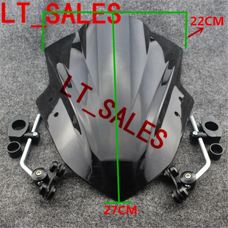 Двухпузырьковые ветрозащитные дефлекторы для мотоциклов Кавасаки Z250 Z750 Z800 Z1000