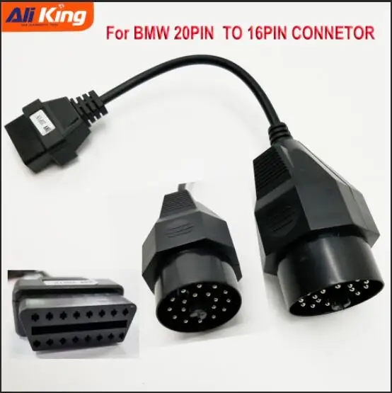 

Диагностический Адаптер BMW OBD2, 20-контактный Диагностический Кабель Для Автомобилей E36, E39, X5, Z3, 16-контактный OBD II