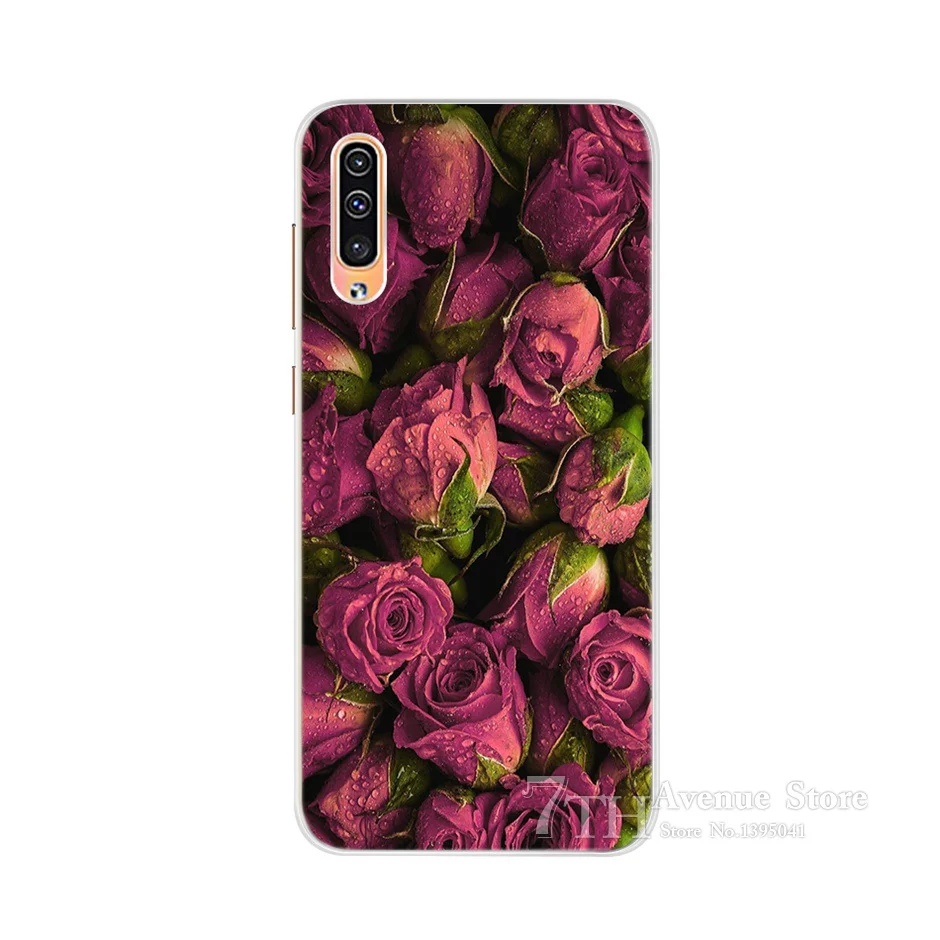 For Samsung Galaxy A50 Case 2019 Cartoon Silicone Soft TPU Back Cover A505F A50s A507F A30s A307F Phone | Мобильные телефоны и