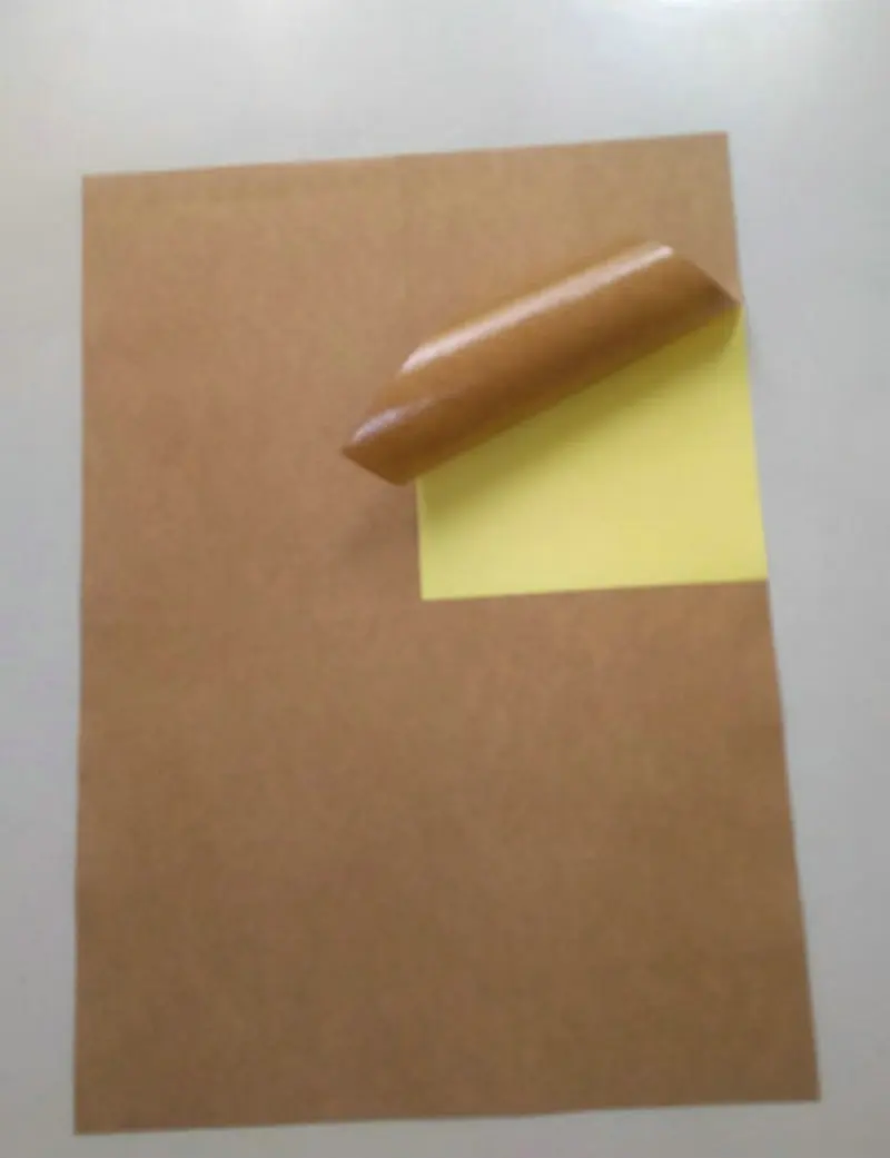 160 Labels105mm X 148 5mm A6 ( 40 листов A4) Крафтовая наклейка для лазерного струйного принтера