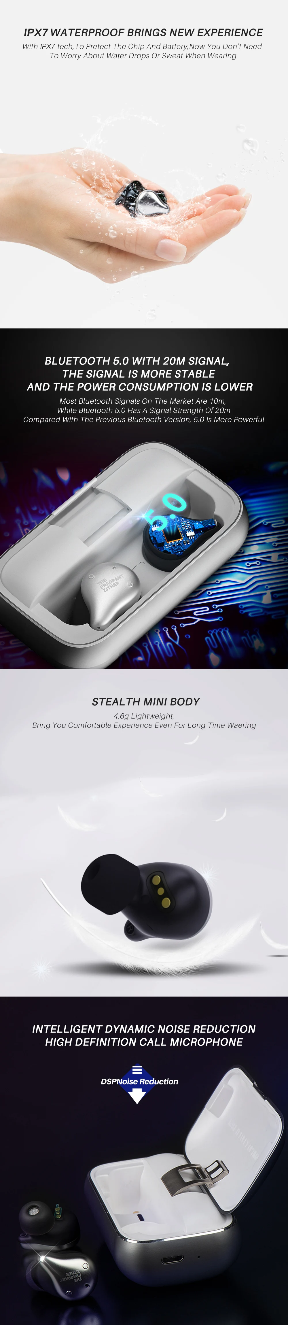 TFZ X1 сбалансированная арматура Bluetooth 5,0 IPX7 водонепроницаемый настоящий беспроводной высококачественный Hifi музыкальный монитор наушники-вкладыши