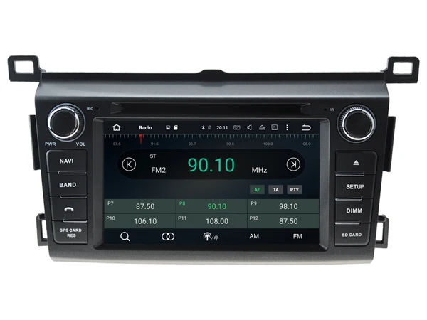 Автомагнитола HU на Android 9 1 для TOYOTA RAV4 2013 2018 автомобильный мультимедийный плеер с GPS
