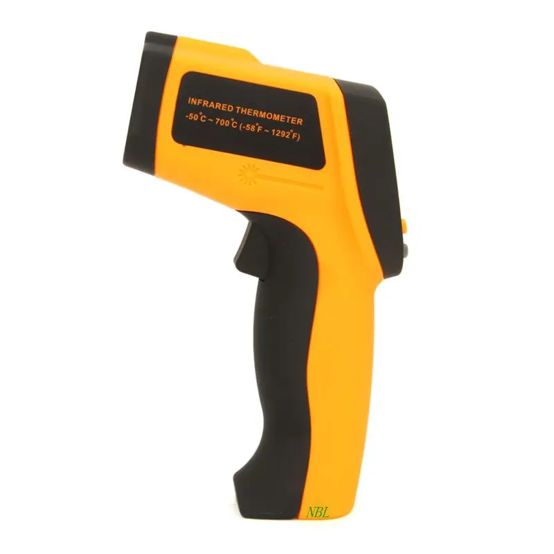 

Non-contact 12:1 IR Digital Temp Thermometer GM700 With LCD Display Hand Held Infrared Thermometer Range -50~+700C MOQ=1
