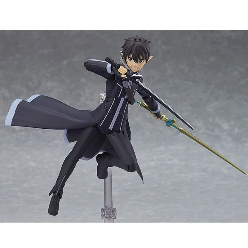 Japan Anime Sword Art Online Figma 289 Kirito Figures Toys Action Figure 14CM PVC Model Toy Doll with Box Kids Gift | Игрушки и хобби