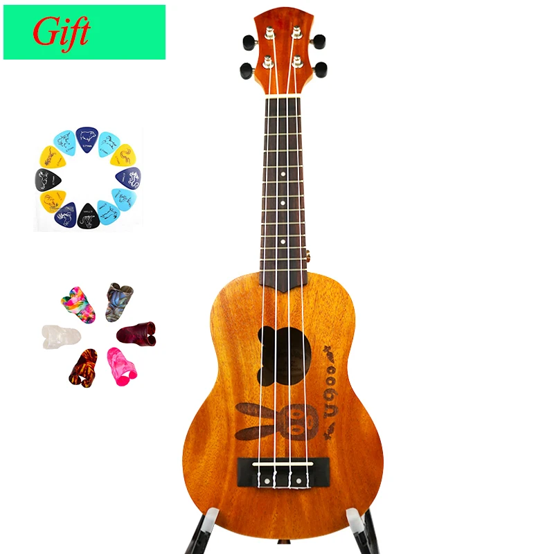 Великобритания мечта 21 дюймов Персик Мини-укулеле гитара Гавайи 4 струнные