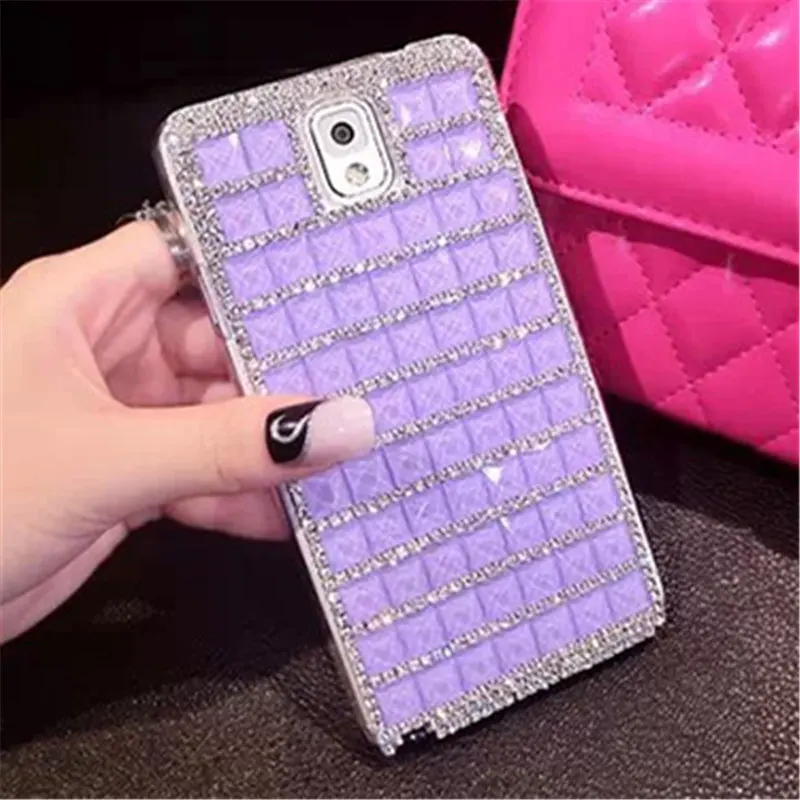 Для samsung S6 S7 край S8 S9 S10 Plus Note 3 4 5 8 9 роскошный блестящий яркий со стразами Стразы