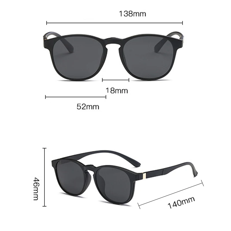 Новинка 2018 солнцезащитные очки для близорукости RMM женщин и мужчин два в одном