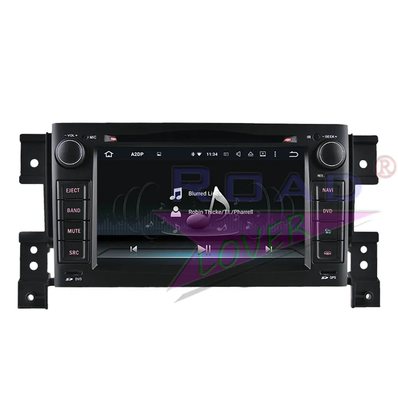 Roadlover Android 9 0 автомобильный ПК dvd-плеер авто радио для Suzuki Grand Vitara 2005-GPS Навигация