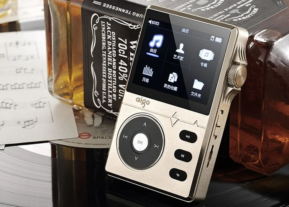Музыкальный плеер Golden Aigo 108 высококачественный музыкальный Hi Fi 2 дюйма 8 ГБ MP3 с