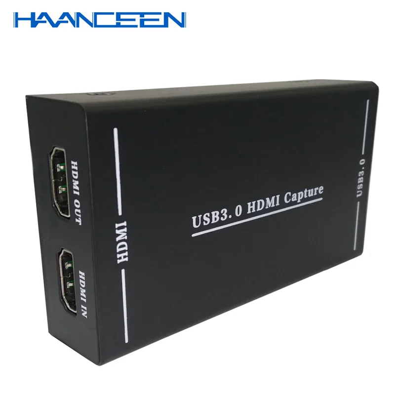USB 3 0 HD видео игра захват 4K 1080P в прямом эфире конвертер Поддержка микрофон для XBOX