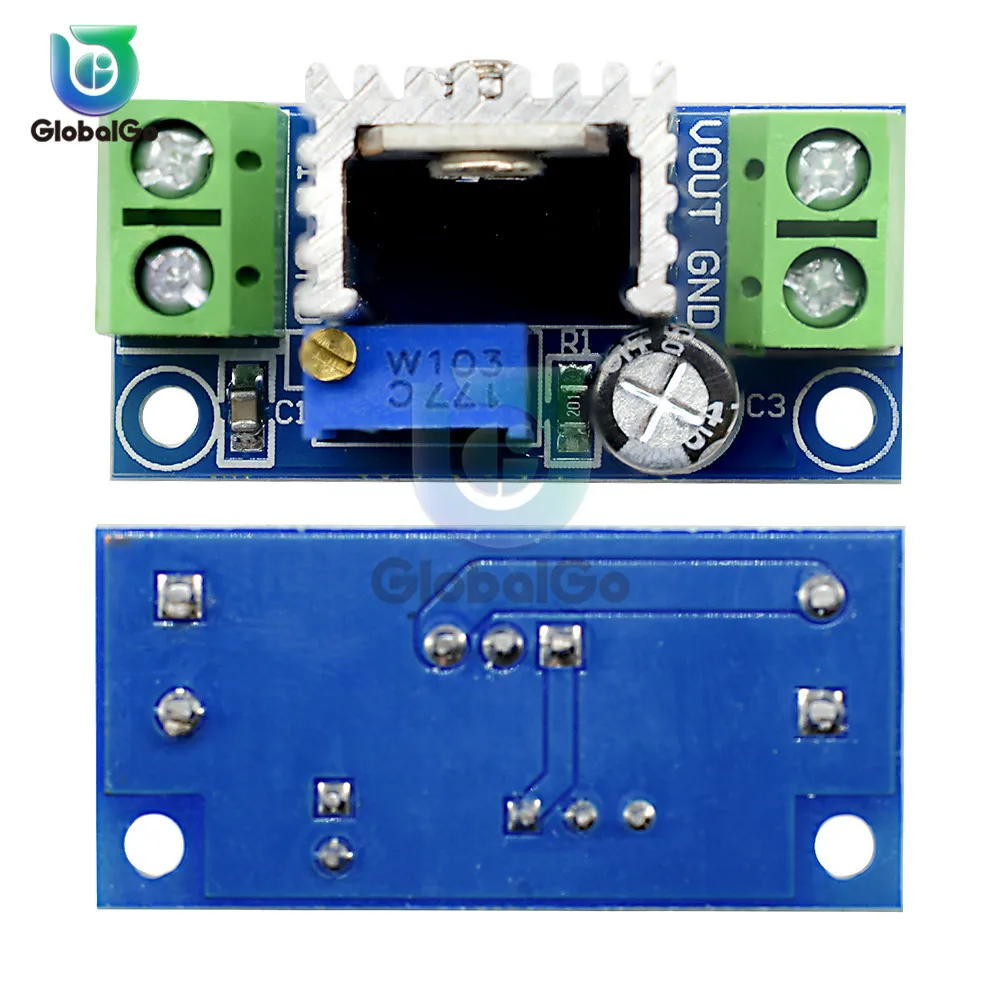 LM317 DC-DC модуль ldo понижающего преобразователя Доска модуль 4,2-40 V до 1,2-37 V Регулируемый Напряжение Питание плата регулятора