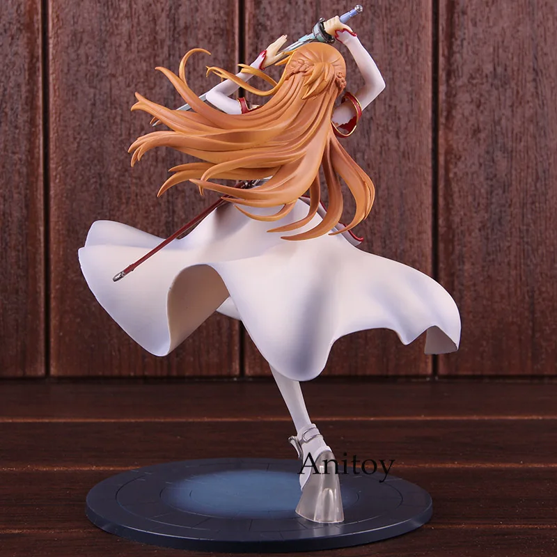 Фигурка Sword Art Online Yuuki Asuna Knights of the Blood Ver. 1/8 Масштаб Окрашенные Фигурки ПВХ Коллекционная модель игрушки