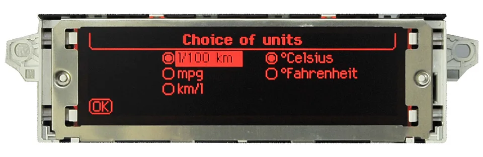 Автомобильный экран Поддержка USB и Bluetooth дисплей красный монитор 12 pin Подходит 307 407 408 C4 C5(некоторые модели
