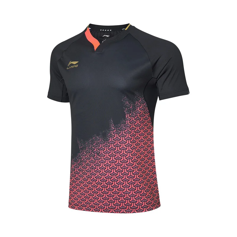 Li Ning мужской костюм для соревнований по настольному теннису национальная