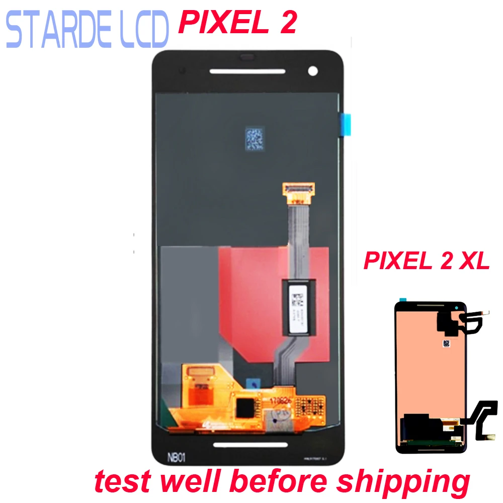 For 6.0" Google Pixel 2 XL LCD Display Touch Screen Digitizer Assembly for Google Pixel 2 XL LCD Pixel2 Screen Replacement