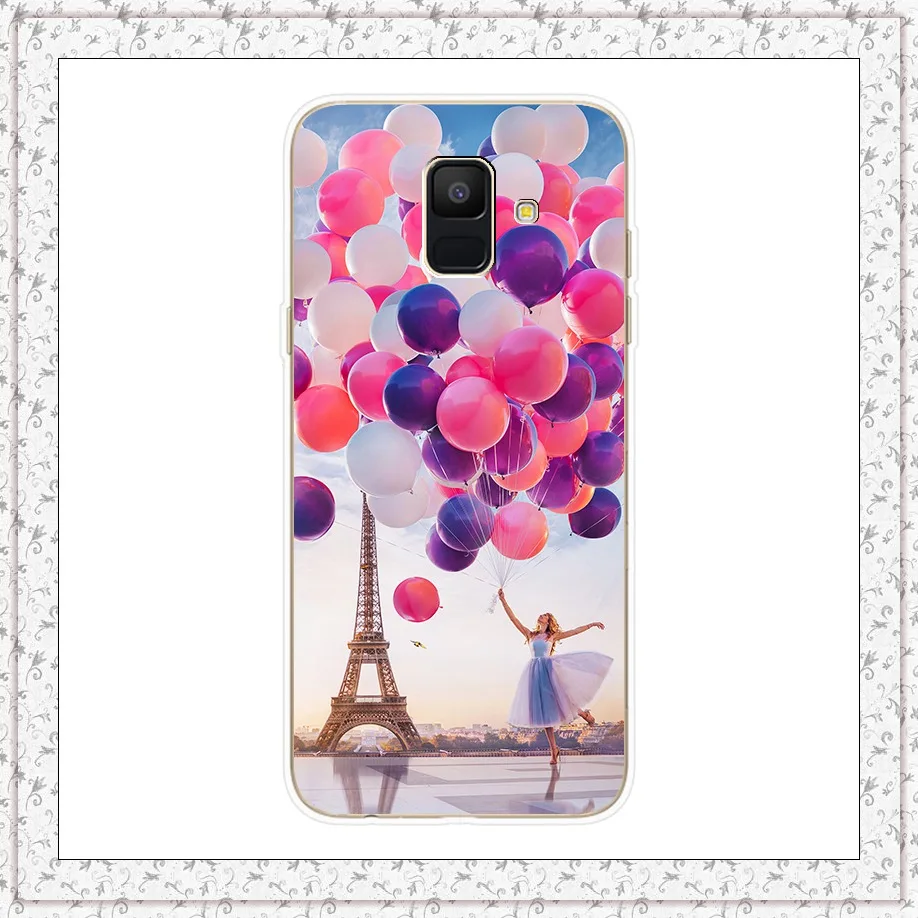 qiuta Для samsung Galaxy A6 чехол 5,6 'Мягкий силиконовый чехол для телефона чехол s для samsung A 6 Plus A 600 610 F Сумочка для телефона чехол - Цвет: qiuta