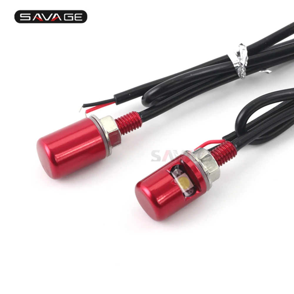 Универсальная светодиодная винтовая лампа 12 В для номерного знака белый свет