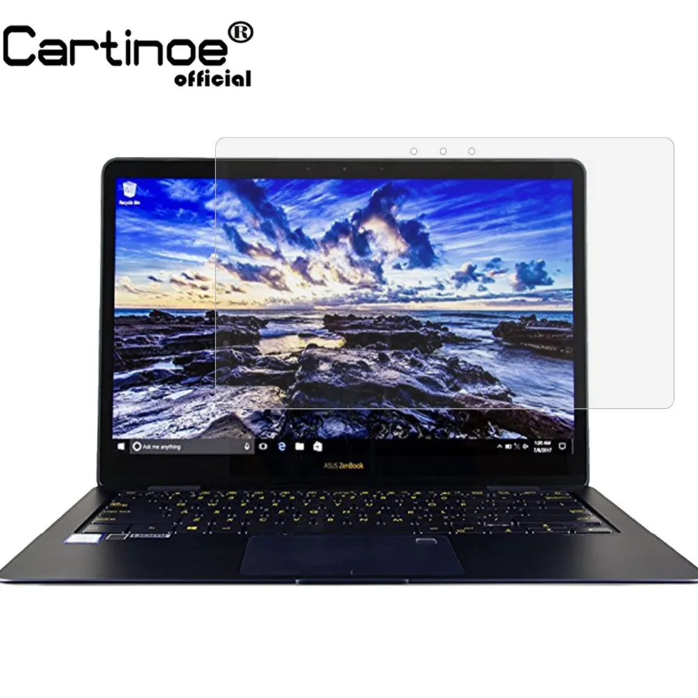 Cartinoe 14 Inch Laptop Screen Protector For Asus Zenbook 3 Deluxe Ux490ua Hd Crystal Clear Lcd Guard Film (2pcs) | Компьютеры и офис