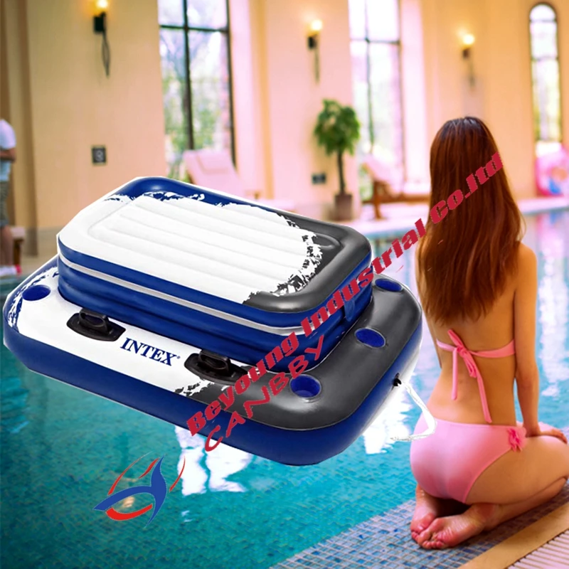 Intex Mega Chill надувной Плавучий охладитель для напитков квадратный бассейн