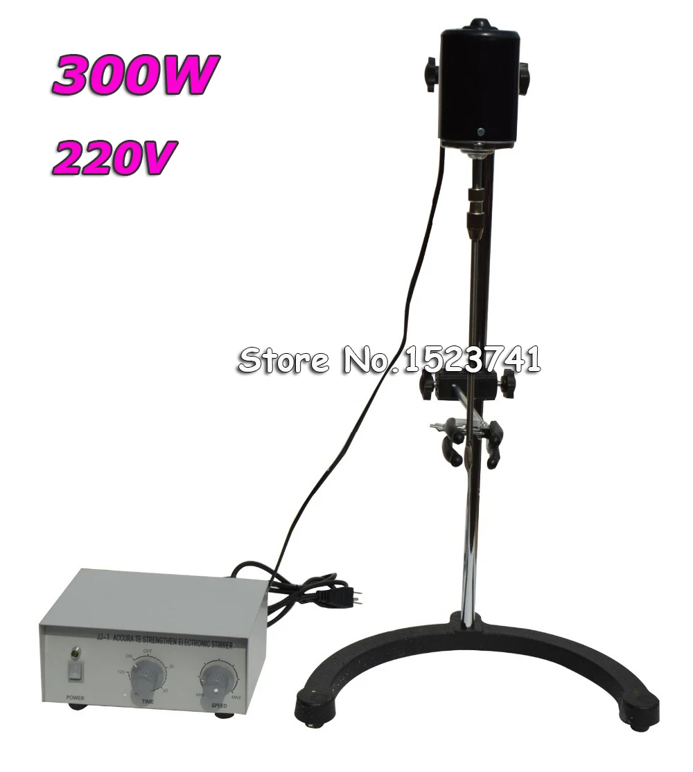 220V 300WElectric надземная мешалка электрическая смеситель с переменной скоростью