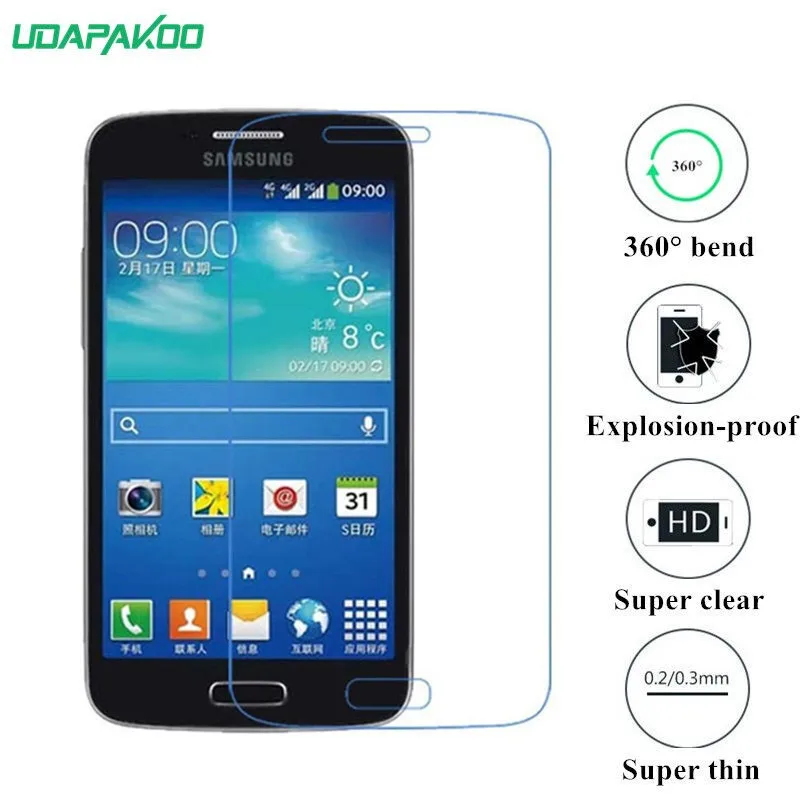 Udapakoo прозрачная защитная пленка из закаленного стекла для Samsung Galaxy Core LTE SM-G386F 4G Nano
