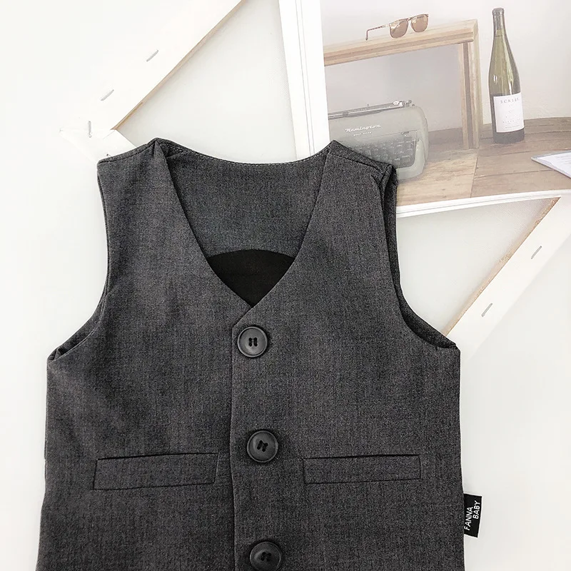 DFXD/одежда для малышей Детские комплекты Модный деловой комплект из двух