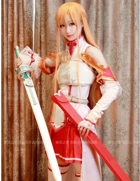 Обувь для вечеринки в Стиле косплей Sword art online cos Юки костюм Asuna косплея