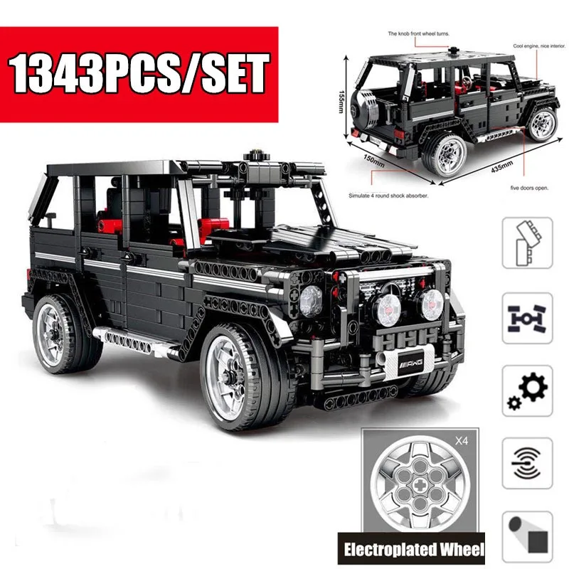 Новая серия G Class Technic SUV G500 внедорожники AWD автомобиль подходит для technic модель