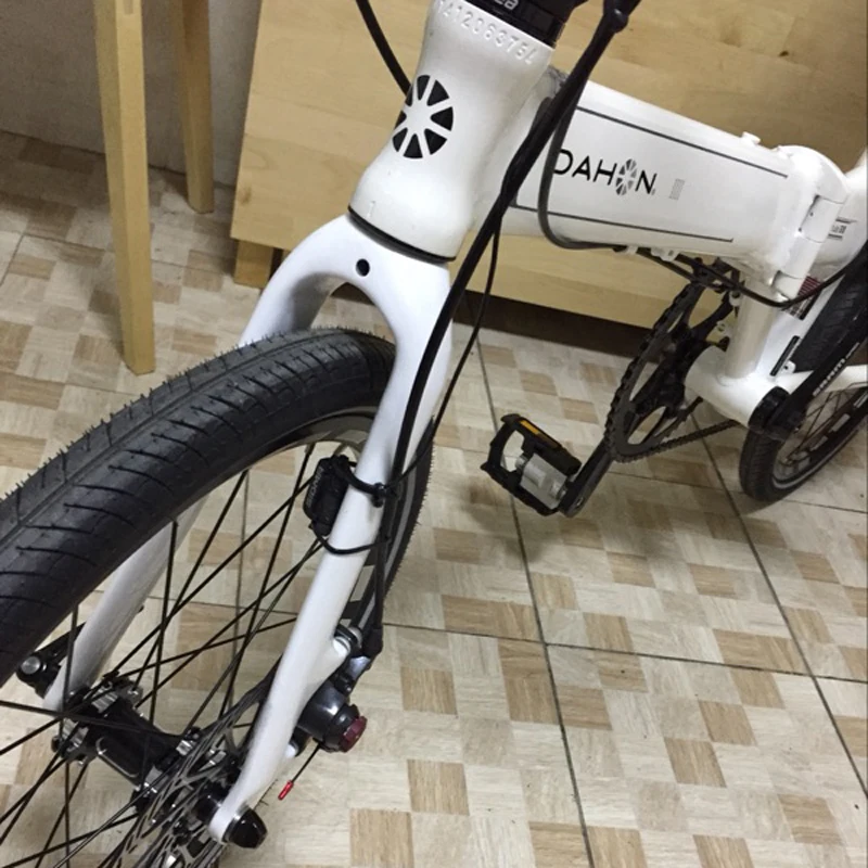 RYCERZ 14/16/20 дюймов велосипед 1 1/8 углеродная вилка BMX складной дисковый тормоз жесткая аксессуары|Велосипедная